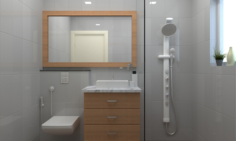 Small bathroom decorating ideas on a budget in minimal creates a sophisticated yet straightforward bathroom