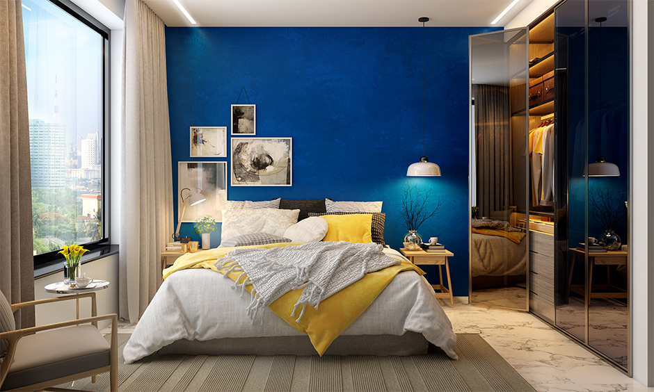 Our favourite blue and yellow bedroom decorating ideas