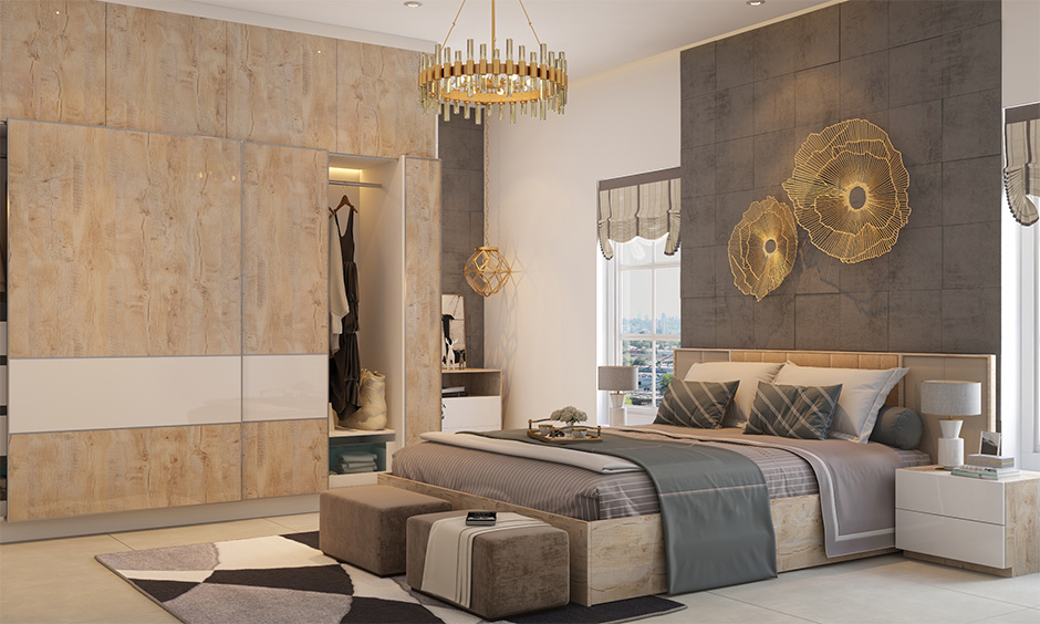 Bedroom wall tiles design with cladding tiles to game up your style quotient