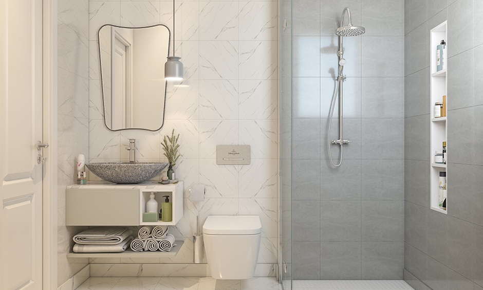 Modern bathroom accessories where the mirror is essential for every bathroom