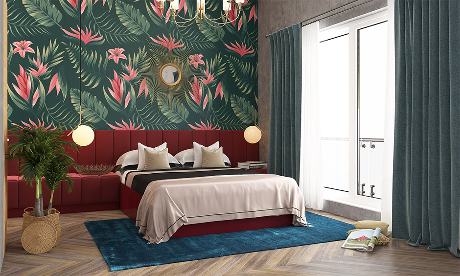 Trending wallpaper for 2022 bedroom trends to nurture the nature lover in you