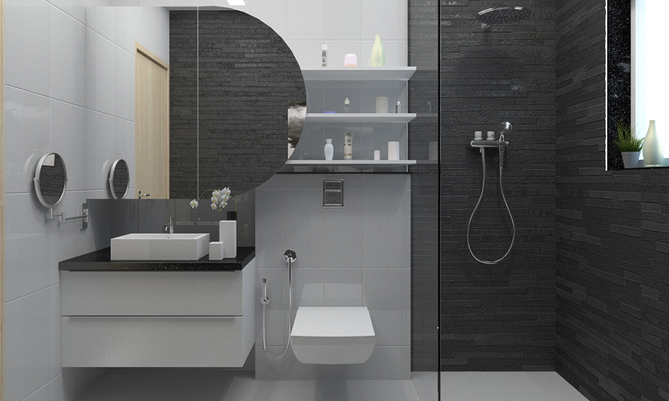 Black and white basement bathroom ideas