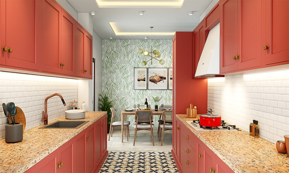 Cove-led kitchen ceiling lights illuminate the corners of a kitchen and offer a joyful vibe