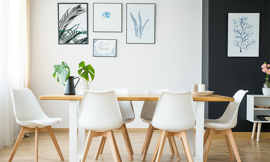 Minimalist dining chairs will bring that consciousness to your dining room with a wooden table