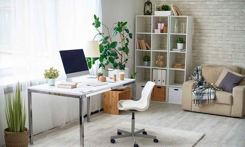 Home office organization tips where the bright and roomy spaces give you the enthusiasm to work 