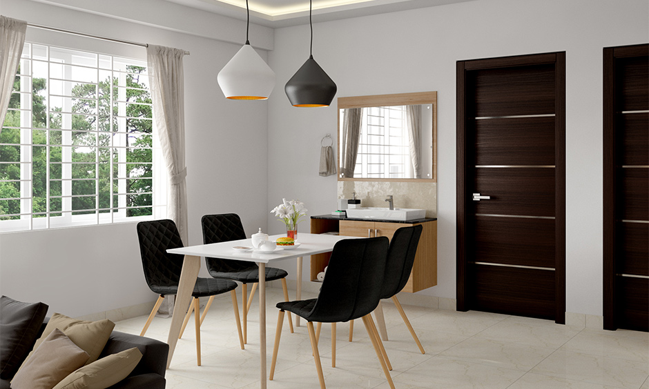 A small dining room mirror ideas which provides your space with an elegant and charismatic look