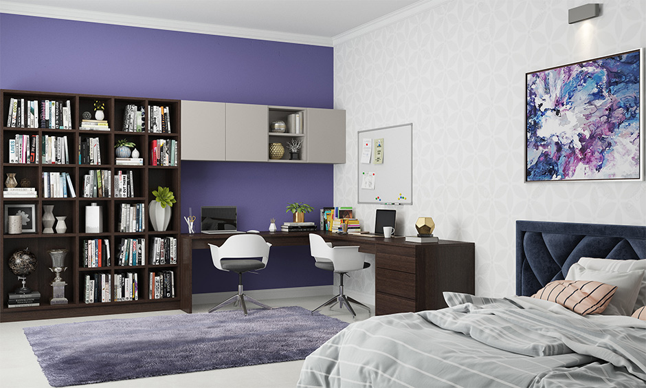 Personalise two person desk and surrounding areas and transform into most interesting