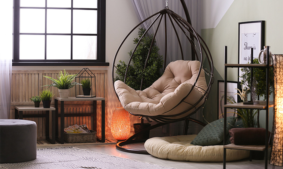 Unique floor lamps to cosy corner will add warmth and style