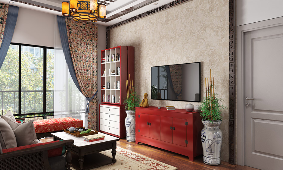 Chinese interior design elements for living room