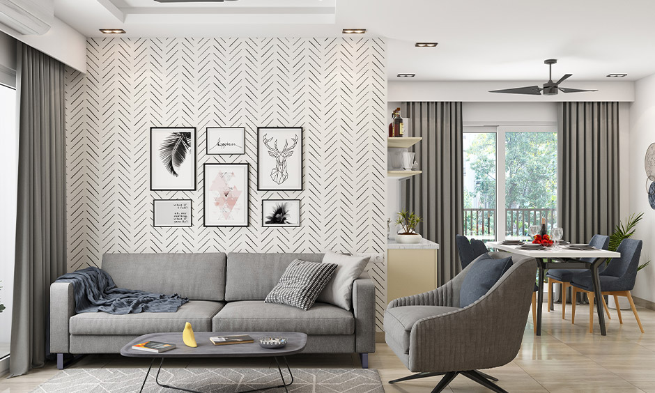 Accent wall patterns of your living room