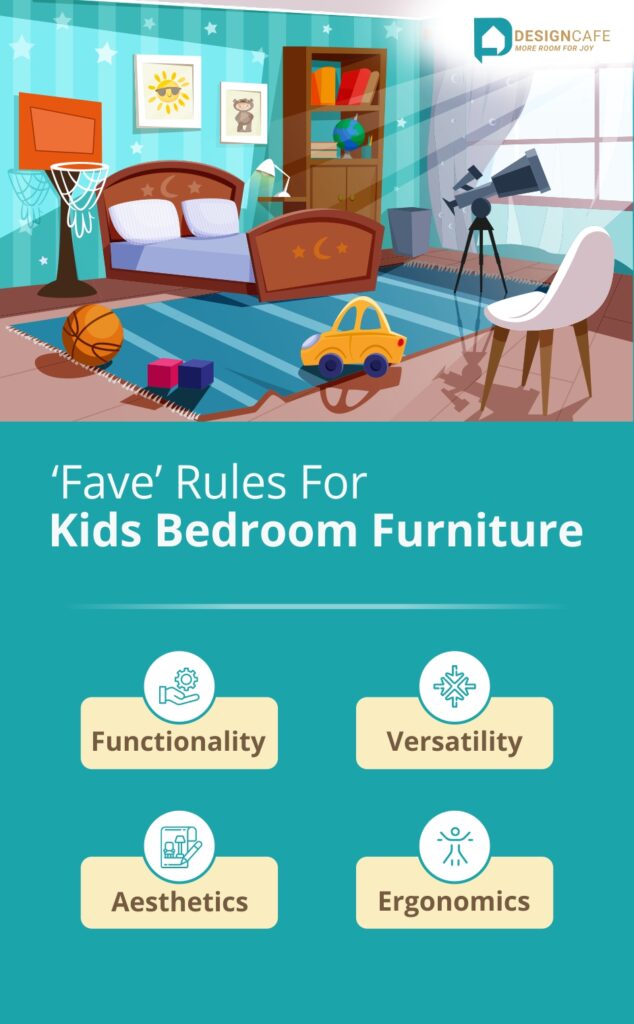 Rules for kids bedroom furniture