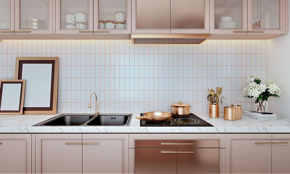 Eco-friendly kitchen sink with touch-free faucet