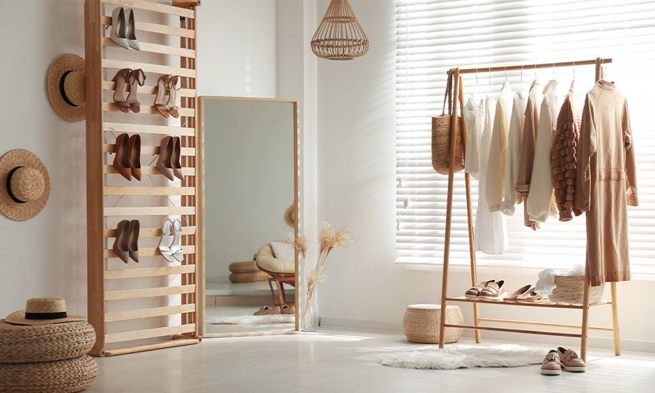 Ladder shelf provides stylish storage