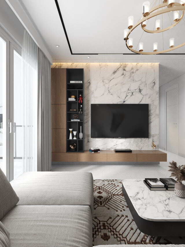 Space-Saving TV Unit Designs Perfect For Small Apartments - DesignCafe